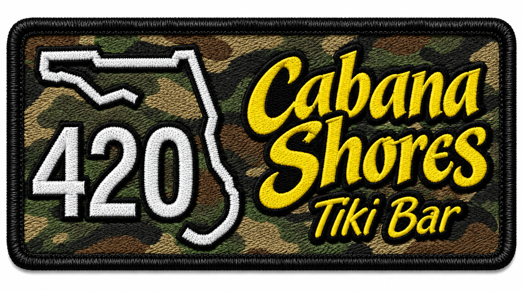 Cabana Shores Tiki Bar — StashHat™ embroidered patch