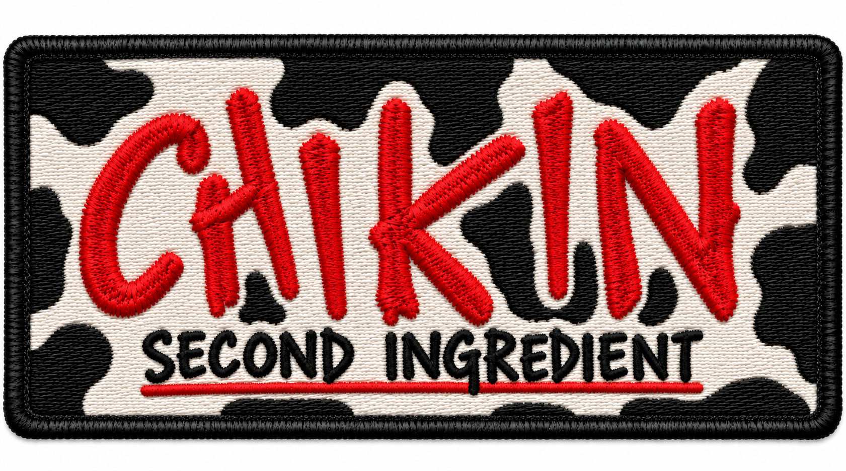 CHIKIN Cowhide Special Project — StashHat™ embroidered patch