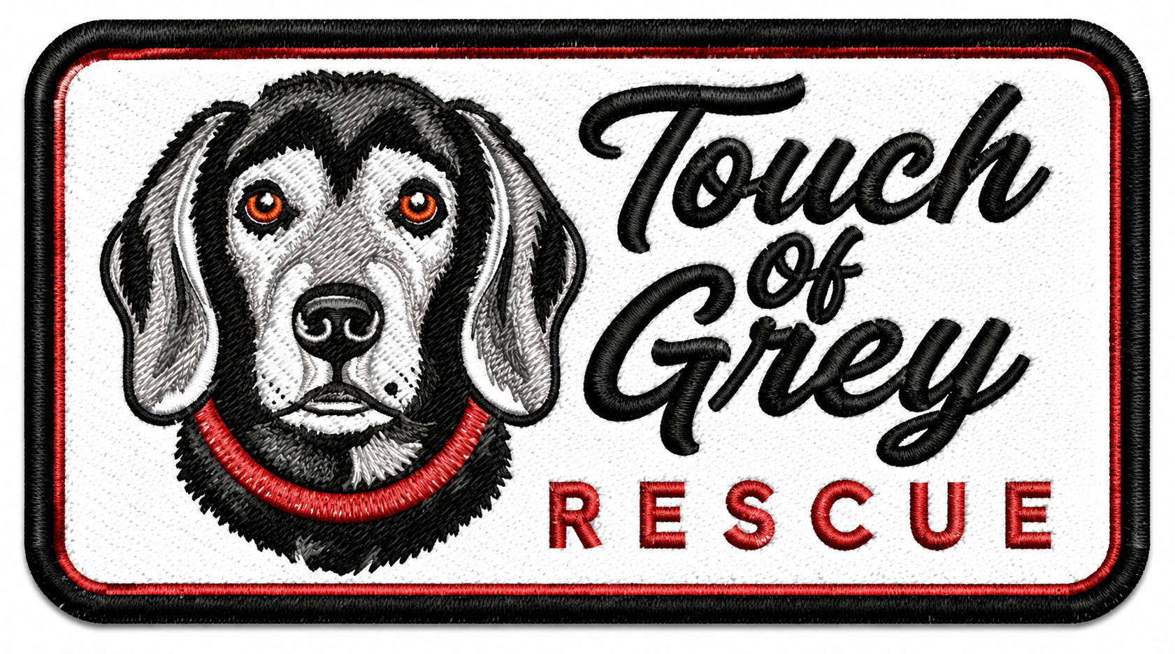 Touch of Grey Rescue — StashHat™ embroidered patch